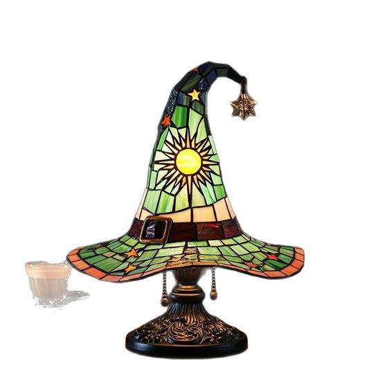 Witch Hat Glass Lamp