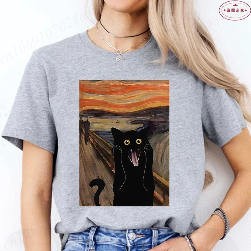 Camiseta 100% algodón "El Grito" de Gato