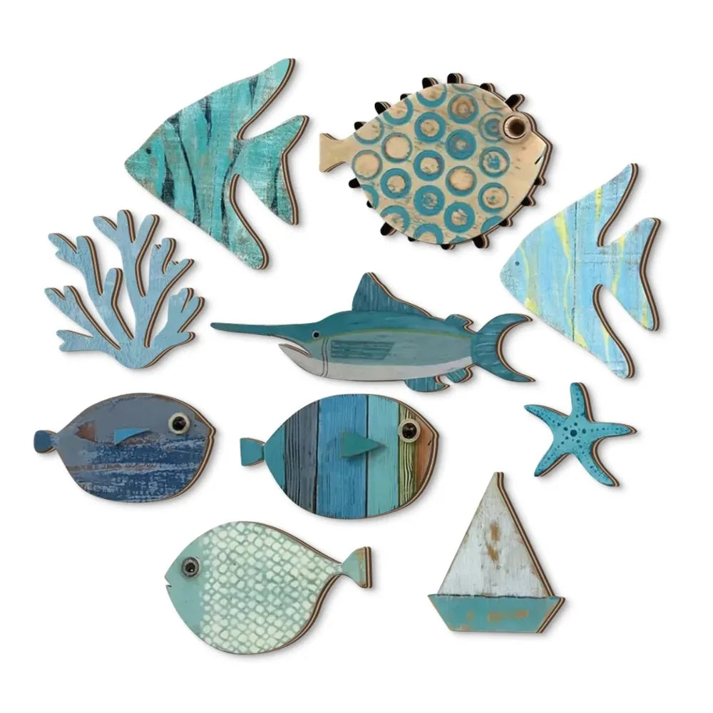Handmade Ocean Wall Art Set