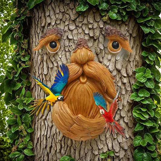 Tree Face Bird Feeder