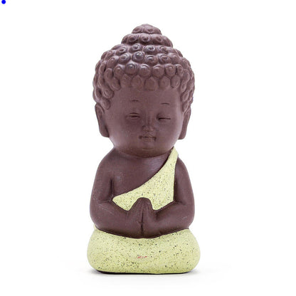 Little Ceramic Zen Monk