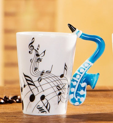 Music Instruments Ceramic Mug 🎸🎷🎻