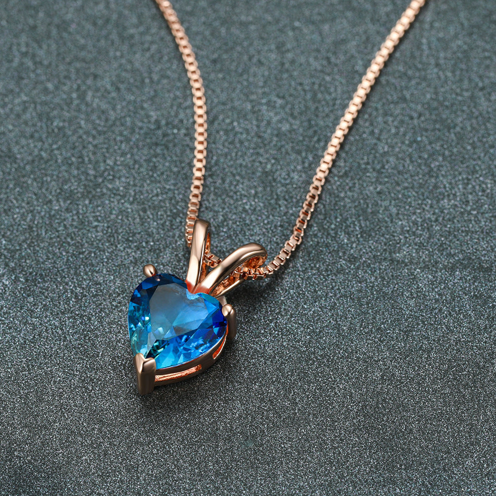 Handmade Love Tourmaline Stone Necklace 💝