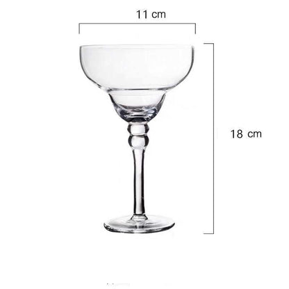 Hand-painted Margarita Crystal Glass