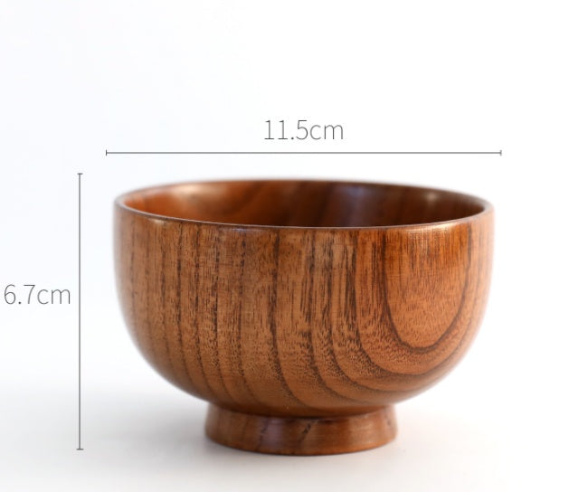 Wooden Round Bowls