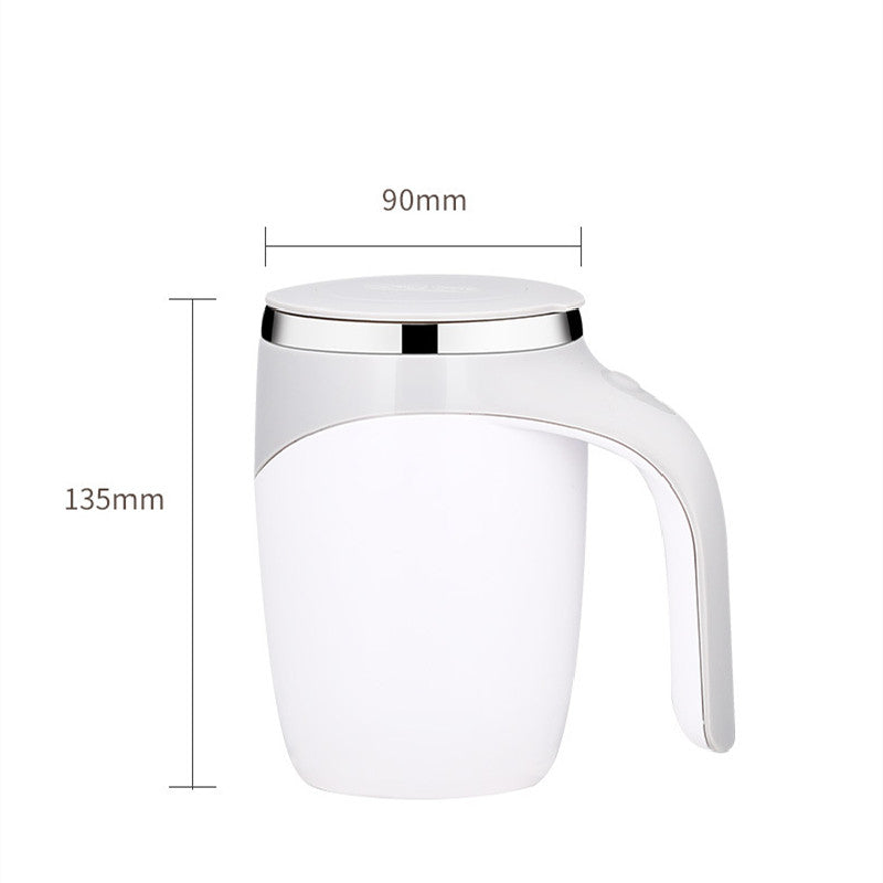 Magnetized Self-Stirring Cup