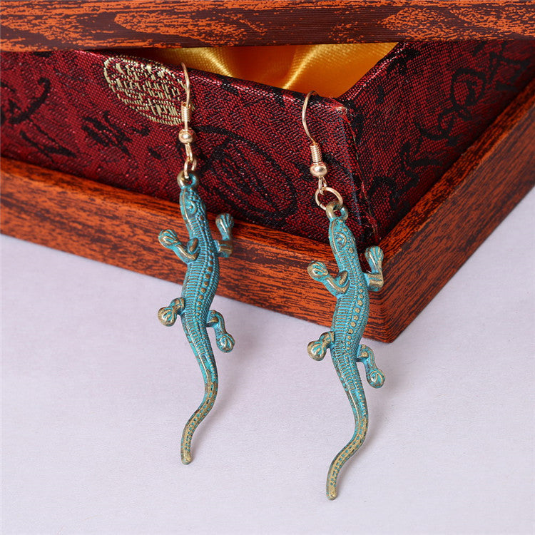 Vintage Alloy Hanging Earrings