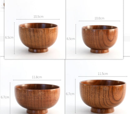 Wooden Round Bowls