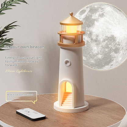 Human Body Induction Moonlight Lighthouse Table Lamp 🌕