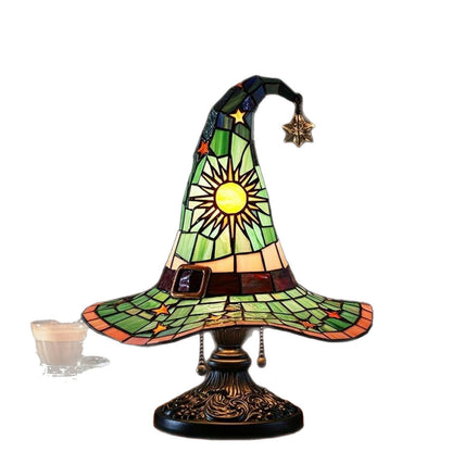 Witch Hat Glass Lamp