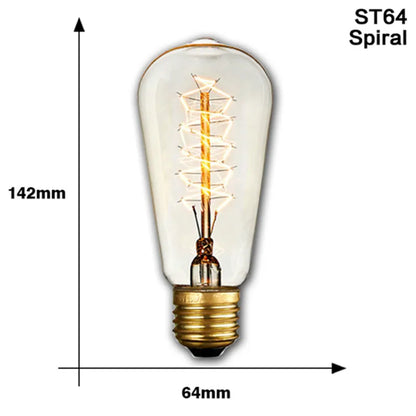 Edison Retro Lamp Incandescent light Bulb E27 220V/110V 40W 💡