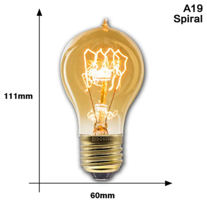 Edison Retro Lamp Incandescent light Bulb E27 220V/110V 40W 💡