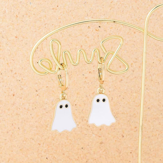 Ghost Loop Earrings 👻