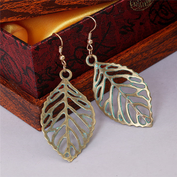 Vintage Alloy Hanging Earrings