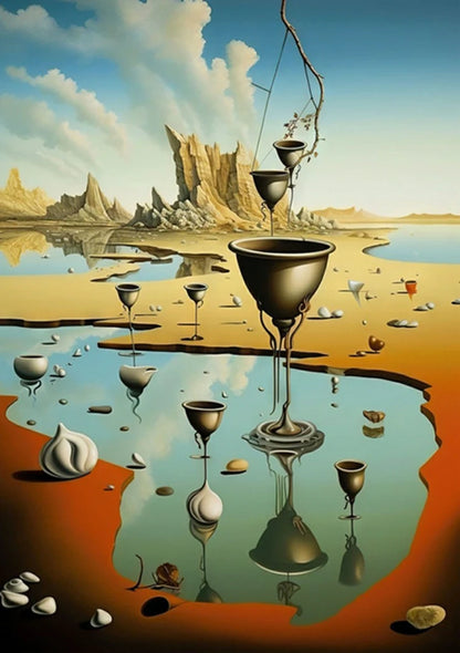 Surrealism DIY Famous Artwork By Salvador Dali