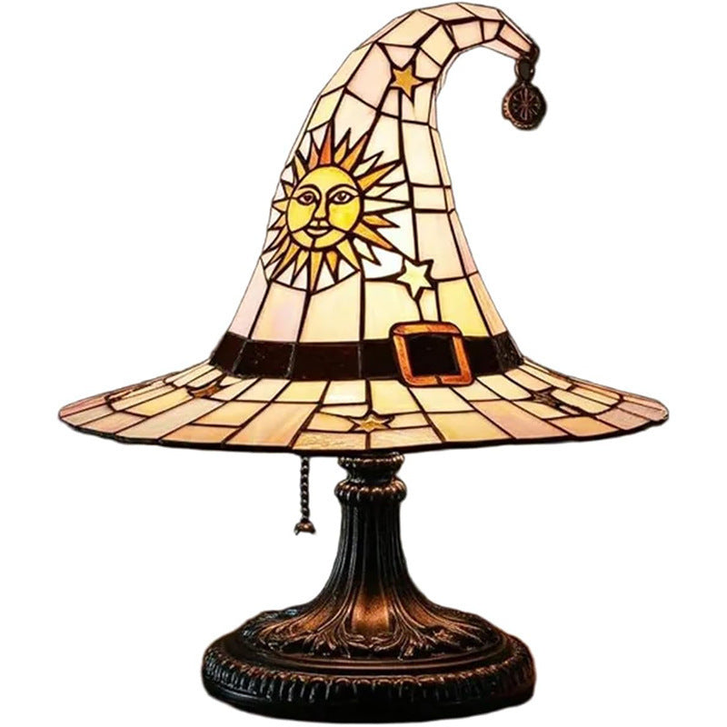 Witch Hat Glass Lamp