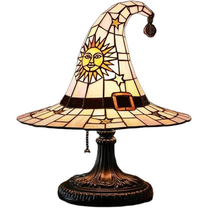 Witch Hat Glass Lamp