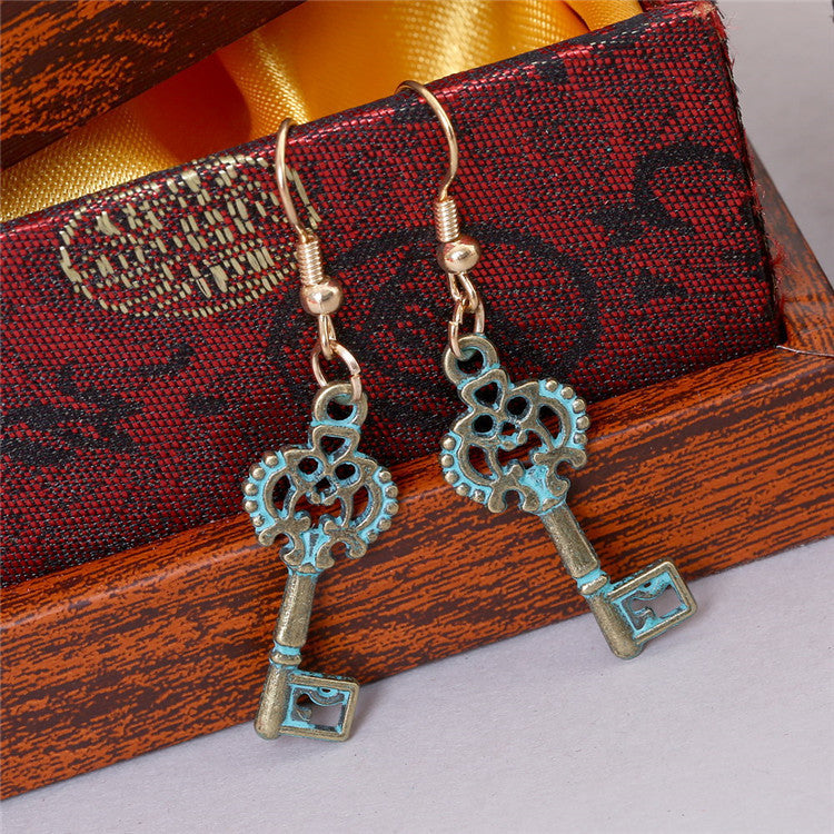Vintage Alloy Hanging Earrings