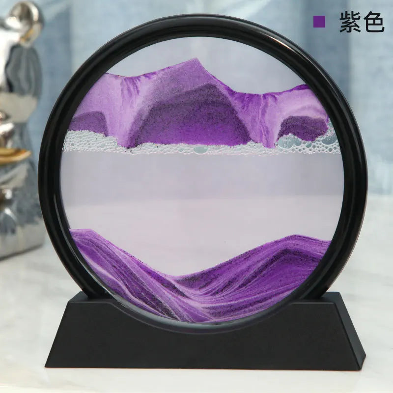 Round Sand Art Hourglass