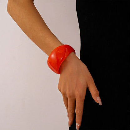Bohemian Exaggerated Acrylic Bangles