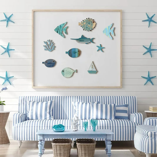 Handmade Ocean Wall Art Set