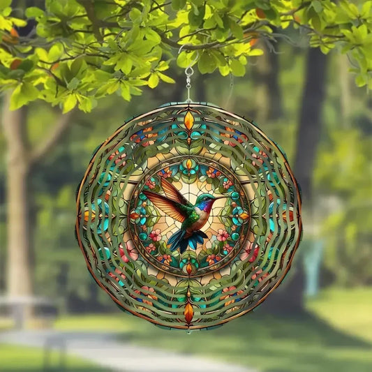 Hummingbird Wind Spinner