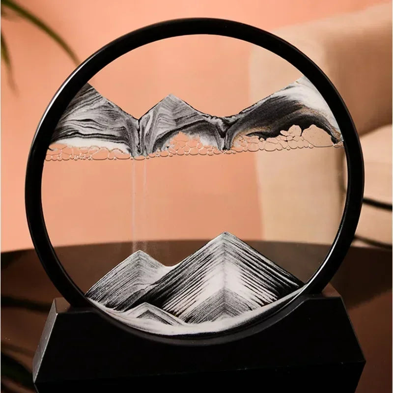 Round Sand Art Hourglass