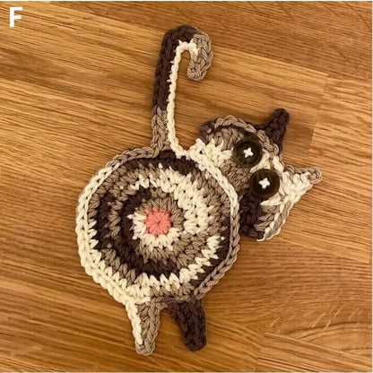 Cat Butt Cloth Coaster 😹