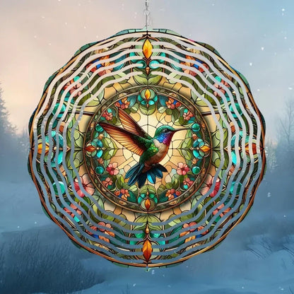 Hummingbird Wind Spinner