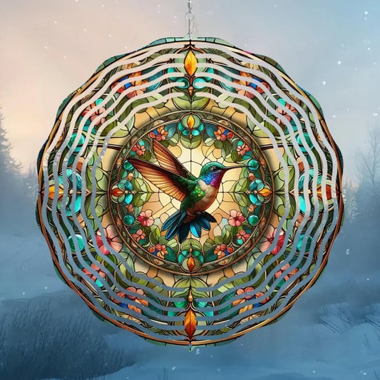 Hummingbird Wind Spinner