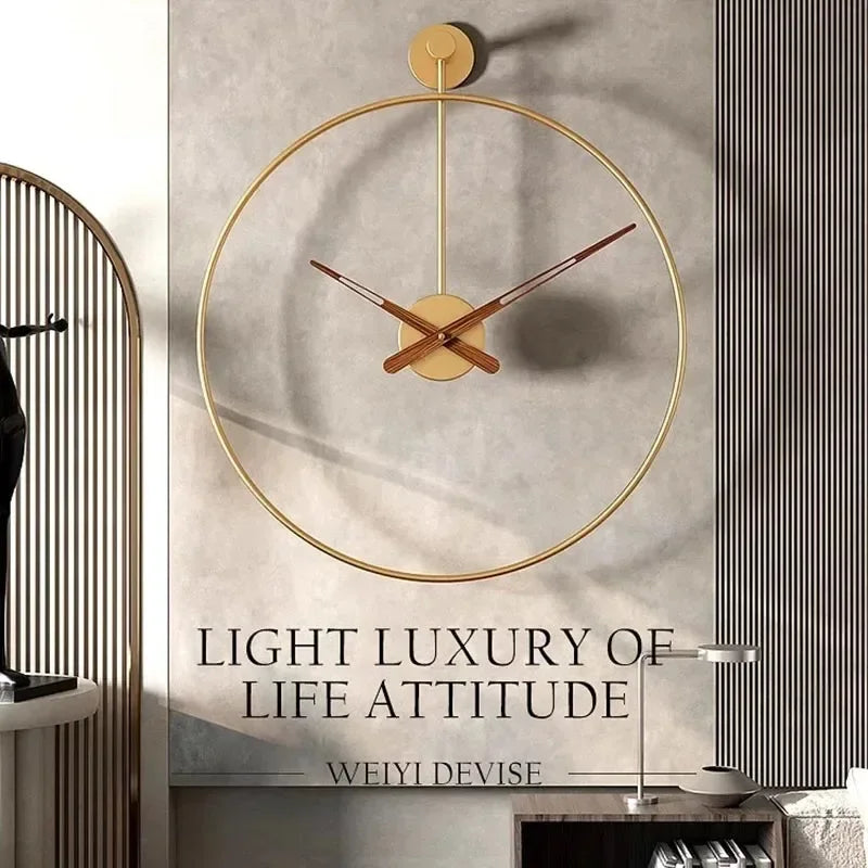 Silent Wall Clock with Quartz Movement