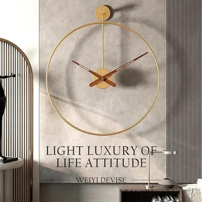 Silent Wall Clock with Quartz Movement