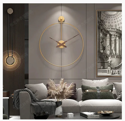 Silent Wall Clock with Quartz Movement