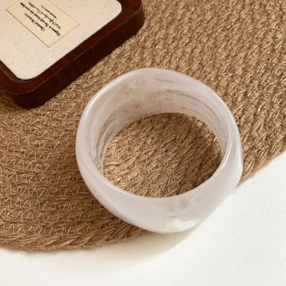 Bohemian Exaggerated Acrylic Bangles