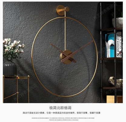 Silent Wall Clock with Quartz Movement