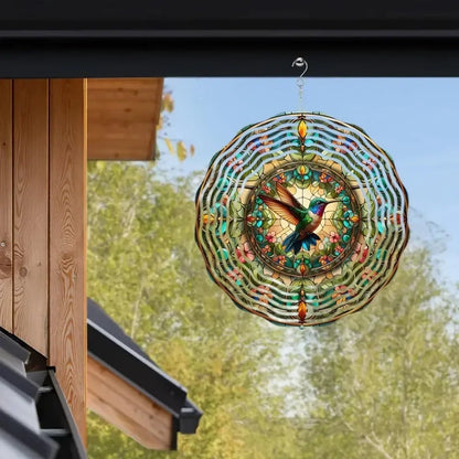 Hummingbird Wind Spinner