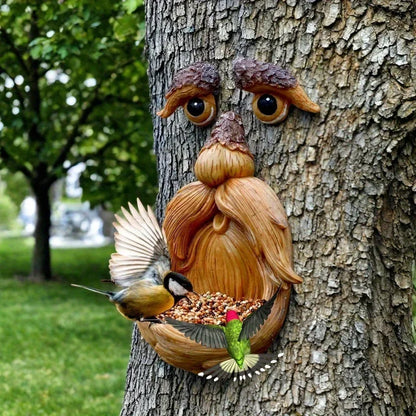 Tree Face Bird Feeder