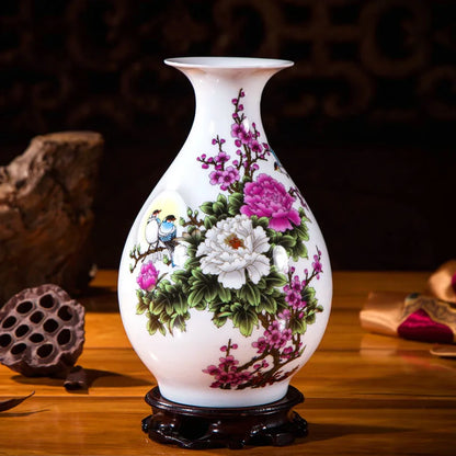 Handcrafted Chinese Style Ceramic Vases