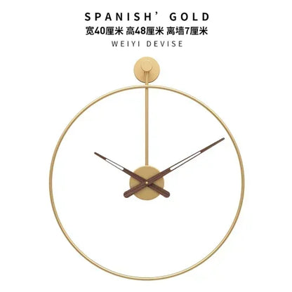 Silent Wall Clock with Quartz Movement