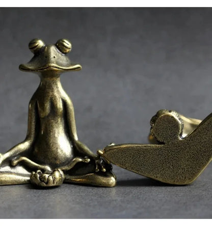 Copper Frog Incense Holder 🐸