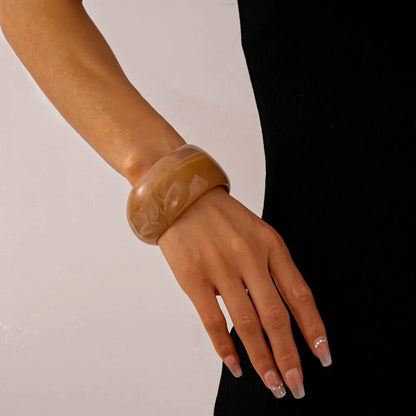 Bohemian Exaggerated Acrylic Bangles