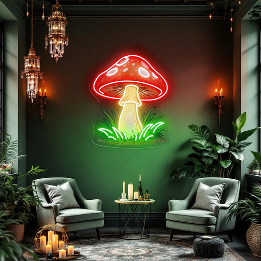 Mushroom Neon Sign