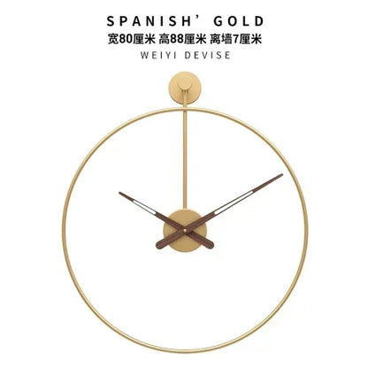 Silent Wall Clock with Quartz Movement