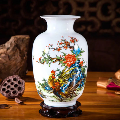 Handcrafted Chinese Style Ceramic Vases