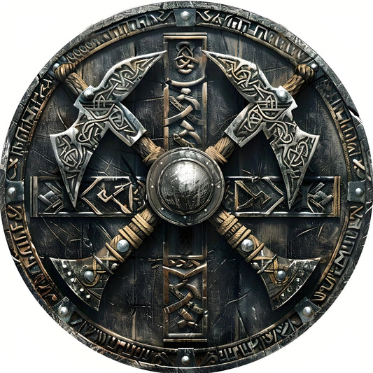 Viking Axes Welcome Sign