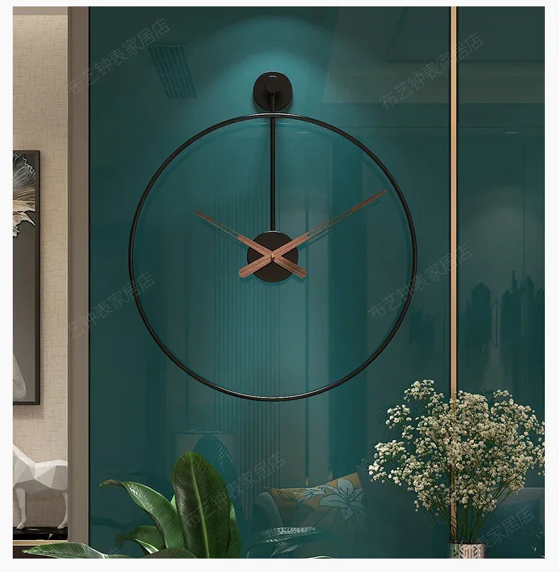 Silent Wall Clock with Quartz Movement