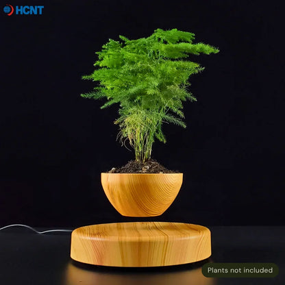Red Magnetic Levitation / Rotation Pot
