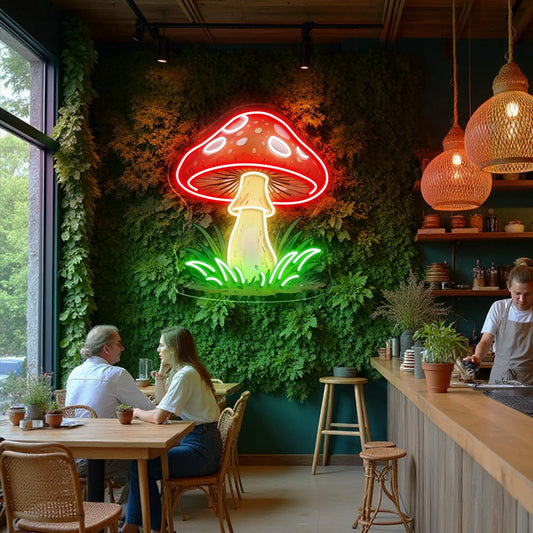 Mushroom Neon Sign