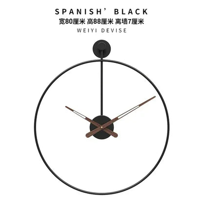 Silent Wall Clock with Quartz Movement