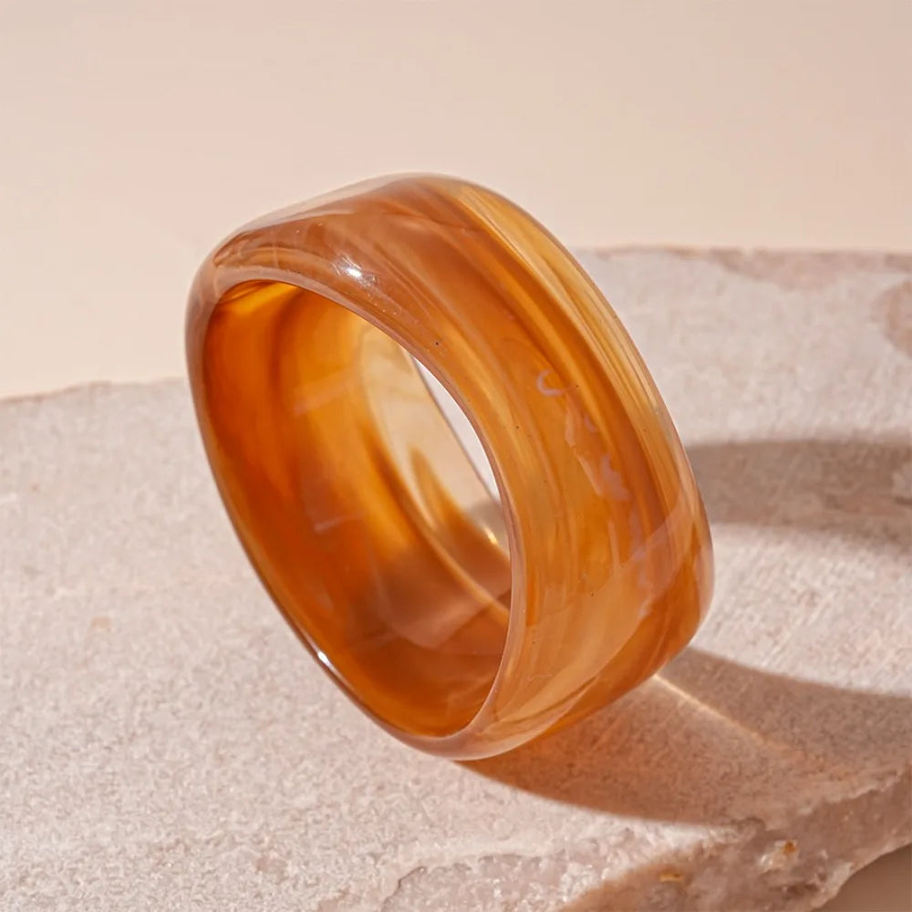 Bohemian Exaggerated Acrylic Bangles